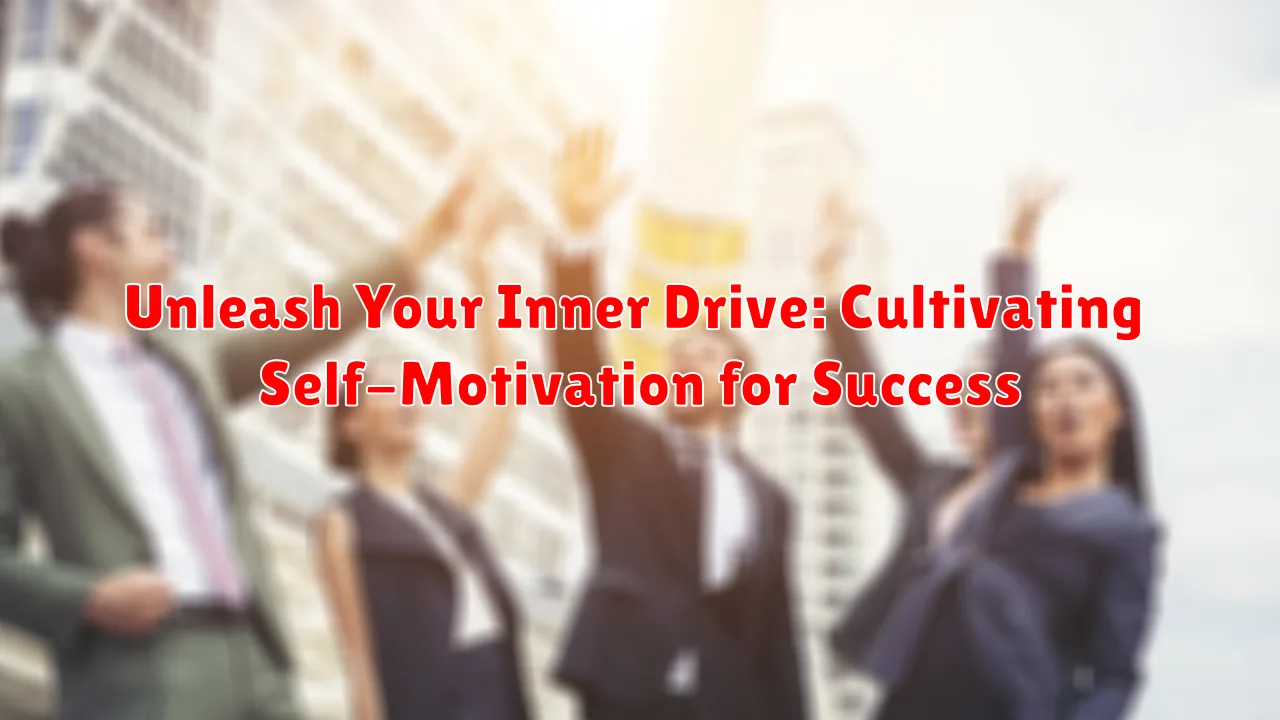 Unleash Your Inner Drive: Cultivating Self-Motivation for Success